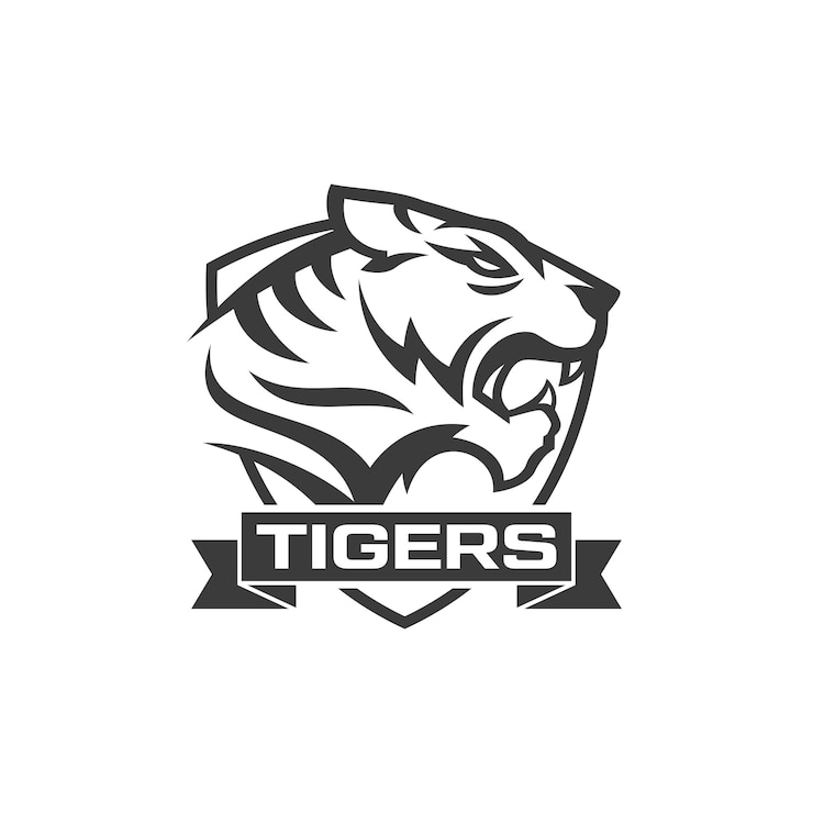 Vektor tiger logo vektoren