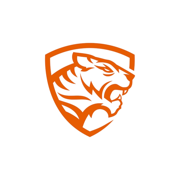 Vektor tiger logo vektoren