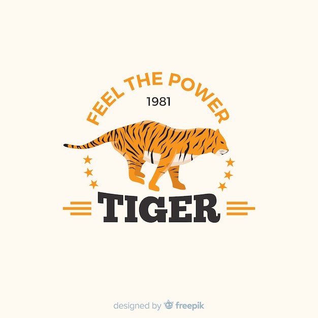 Vektor tiger-logo