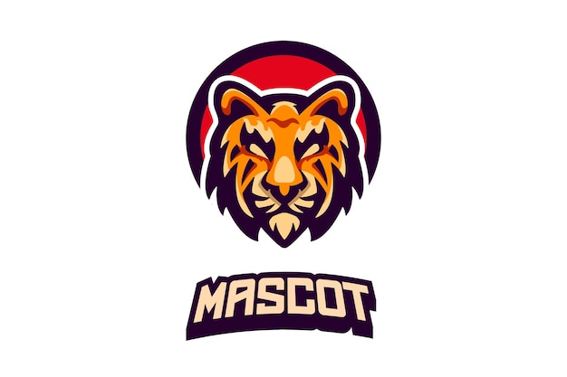 Tiger maskottchen logo