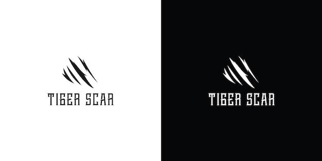 Tiger-narbe-kleidungs-logo-design