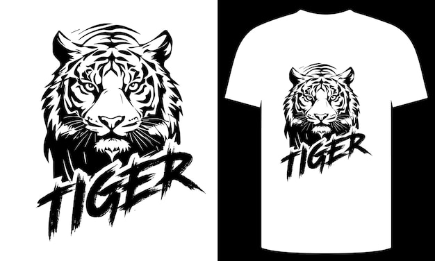 Tiger Vector das beste Ausweg-Grafik-T-Shirt