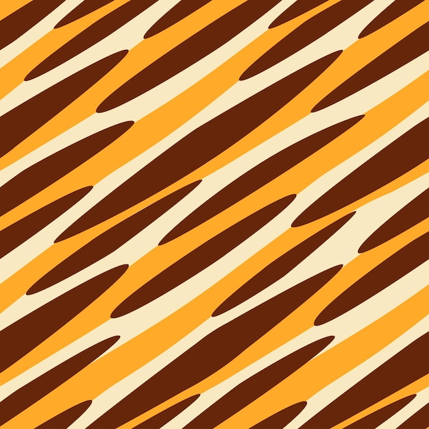 Tigerhaut nahtlose Muster orange und gelb abstrakte Tierfell Textur Hintergrund