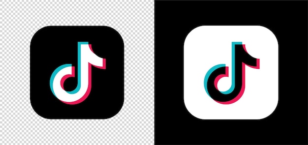 TikTok-Logo-Symbol-Ikonen-Vektorquadrat