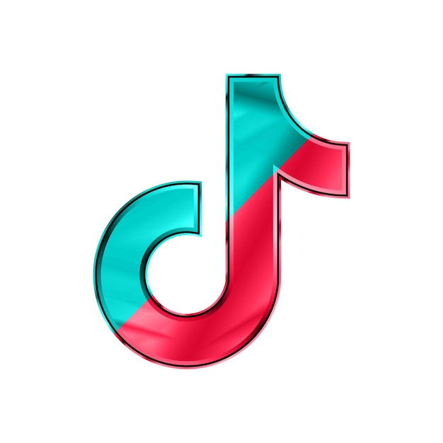 Tiktok-vektor-social-media-symbol instagram-logo-illustration