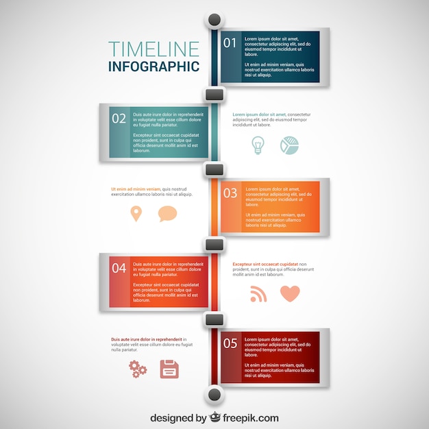 Timeline infografik