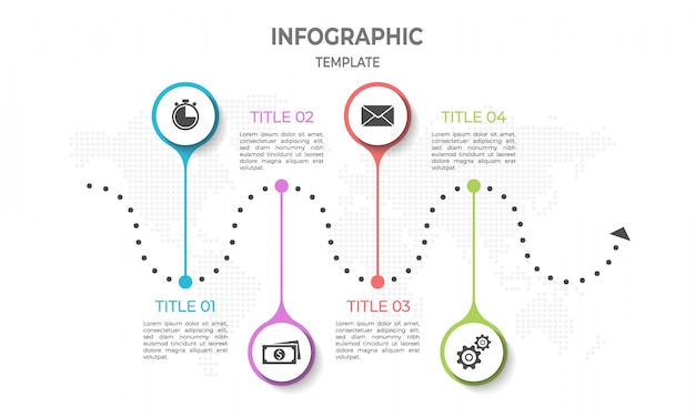 Timeline-infografik