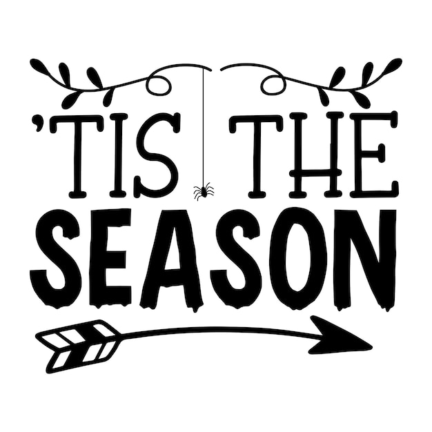 Vektor 'tis the season svg