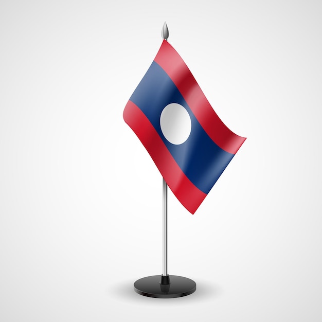 Tischflagge von Laos