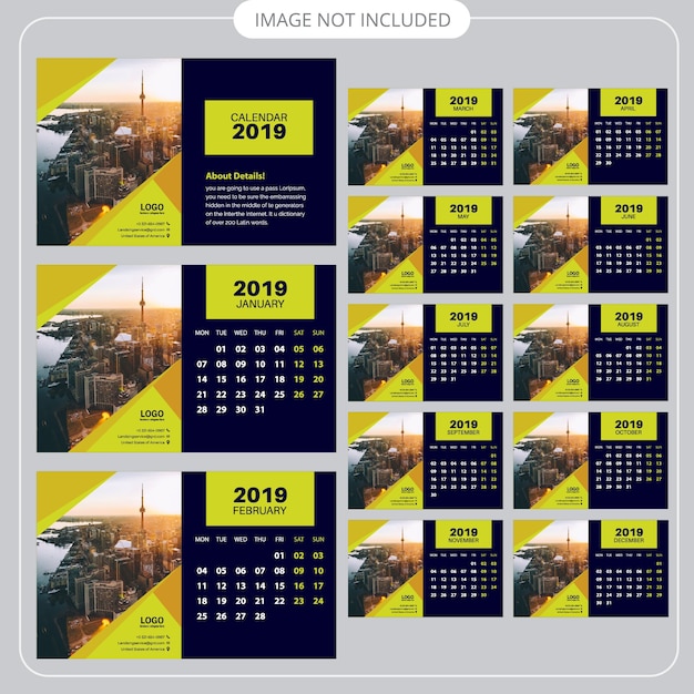 Tischkalender 2019