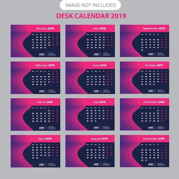 Tischkalender 2019