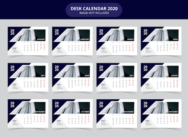 Tischkalender 2020 vorlage