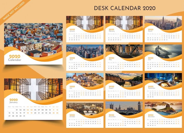 Tischkalender 2020 vorlage