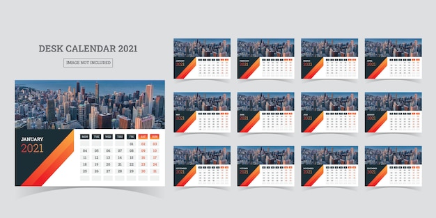 Tischkalender 2021 Planer Vorlage