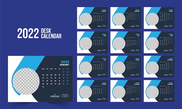 Tischkalender 2022 vorlage