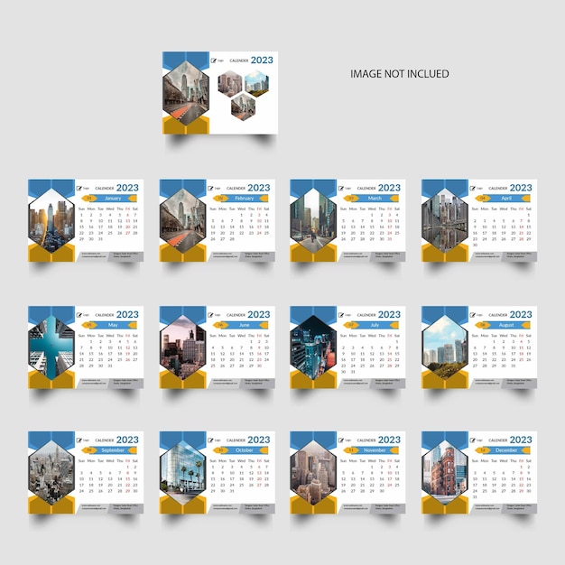 Tischkalender design 2023