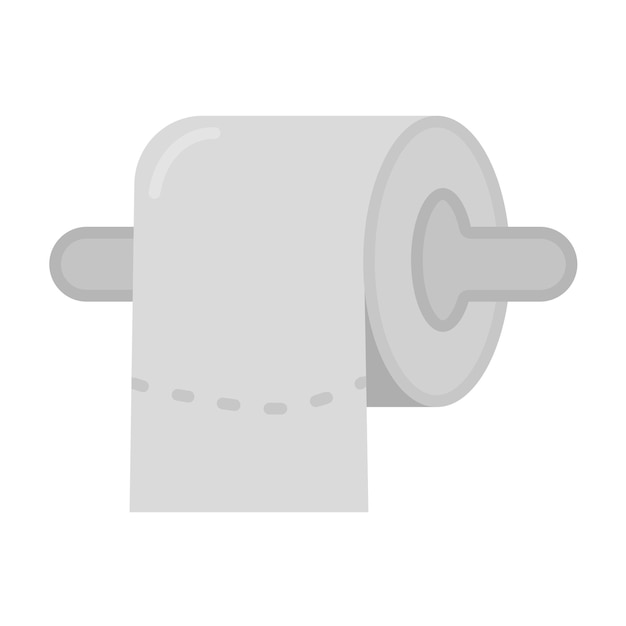 Toilettenpapier-Ikonen-Vektorbild Kann für die Hygiene-Routine verwendet werden
