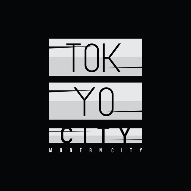Tokio T-Shirt und Bekleidungsdesign