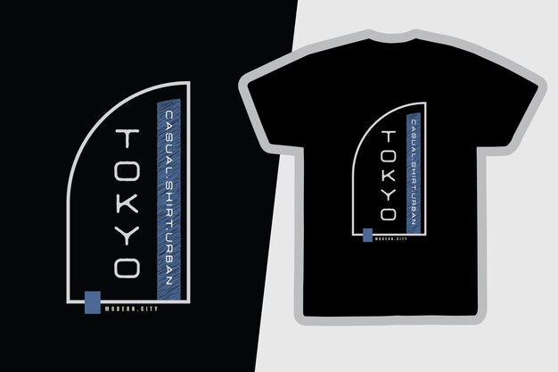 Vektor tokyo-illustrations-typografie-vektor-t-shirt-design