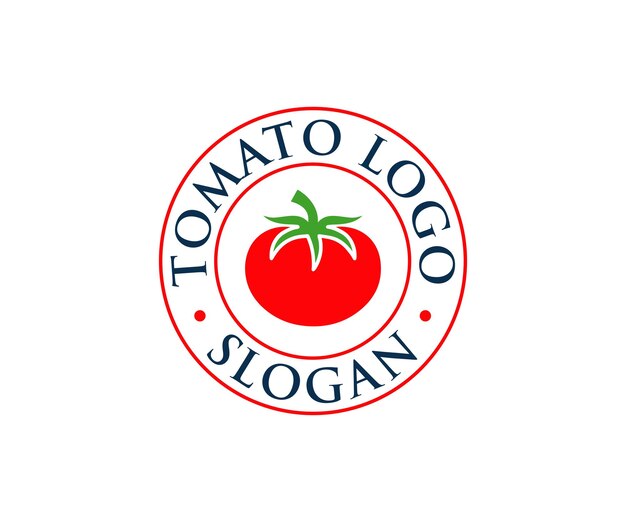 Tomaten-logo-design-vektor-vorlage