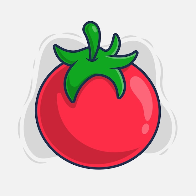 Tomaten-symbol-vektor-illustration