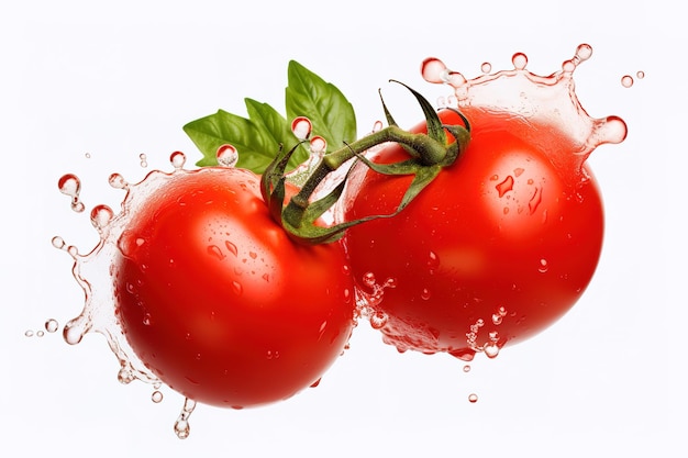 Vektor tomatensauce in frischer spritze realistische illustration