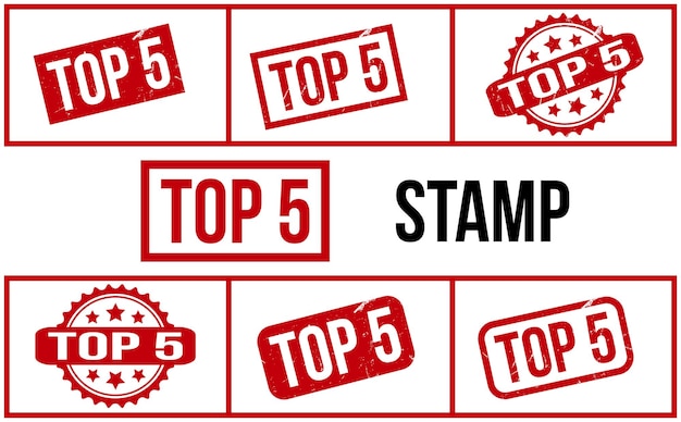 Top 5 Stempelset-Vektor