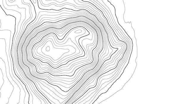 Topografische kartenkontur hintergrund topo-karte mit höhe höhenlinien-kartenvektor geografische welt topografie-kartenraster abstrakte vektorillustration