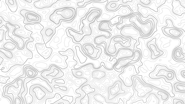 Topografischer Kartenhintergrund Geografische Linienkarte mit Höhenzuweisungen Geografisches Raster des Konturhintergrunds