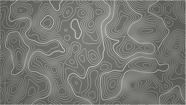 topographische Kartenkonturlinien Hintergrundvektor