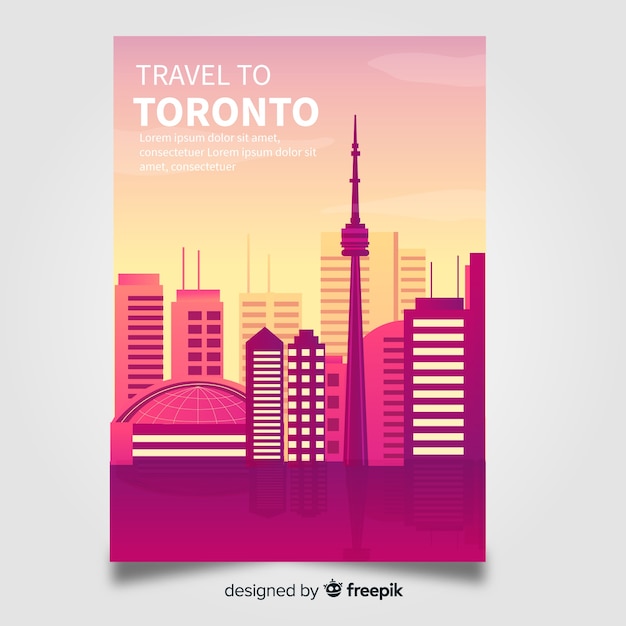 Toronto flyer vorlage