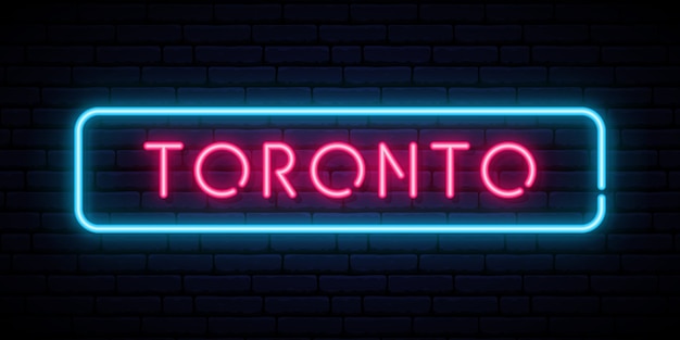 Toronto leuchtreklame.