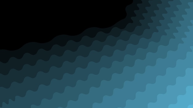 Tosca Blauer Wellen-Gradient-Hintergrund für Tapeten oder Hintergrund