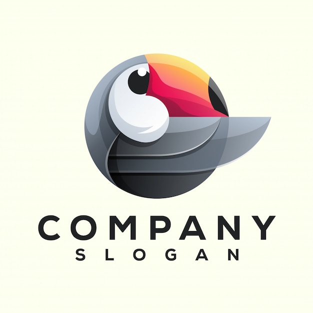 Toucan vogel logo design