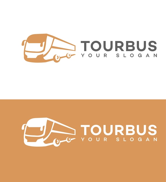 Vektor tourbus-logo icon markenzeichen identitätszeichen symbol