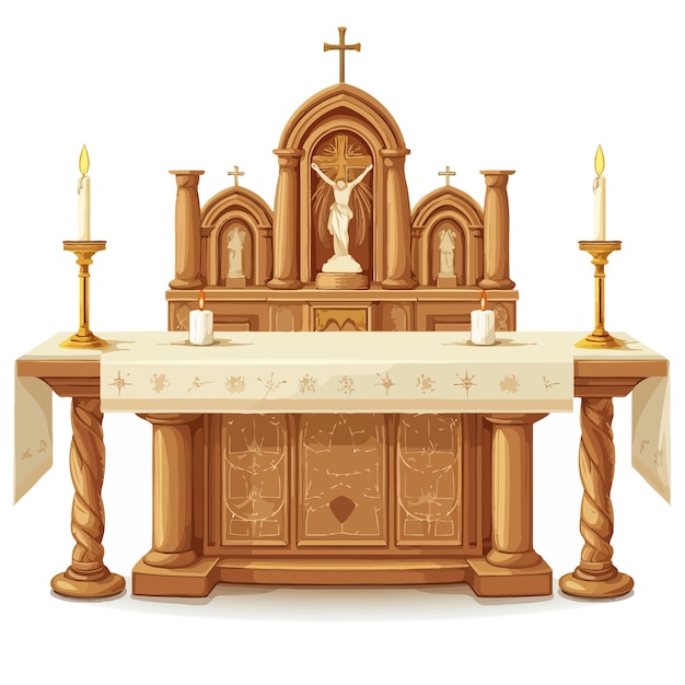 Traditional_christian_altar_vector_illustration