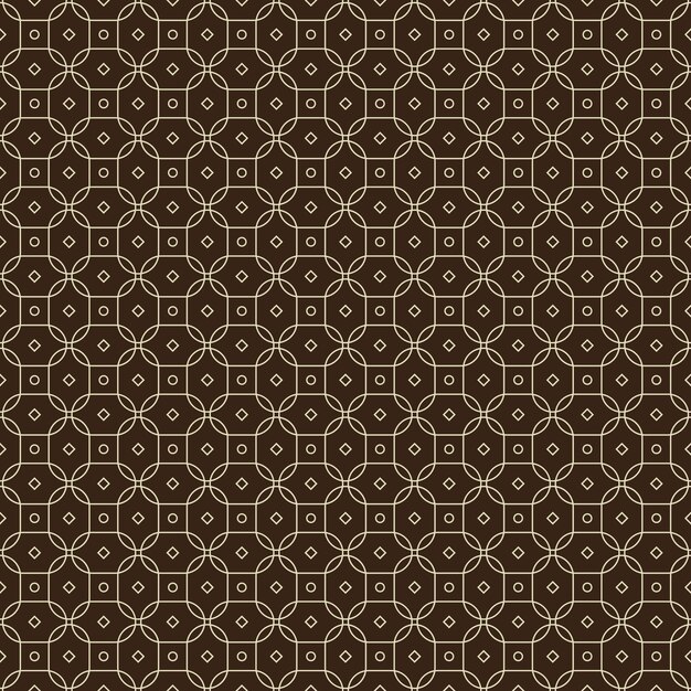 Traditionelle nahtlose hintergrundtapete des batikmusters im geometrischen formstil