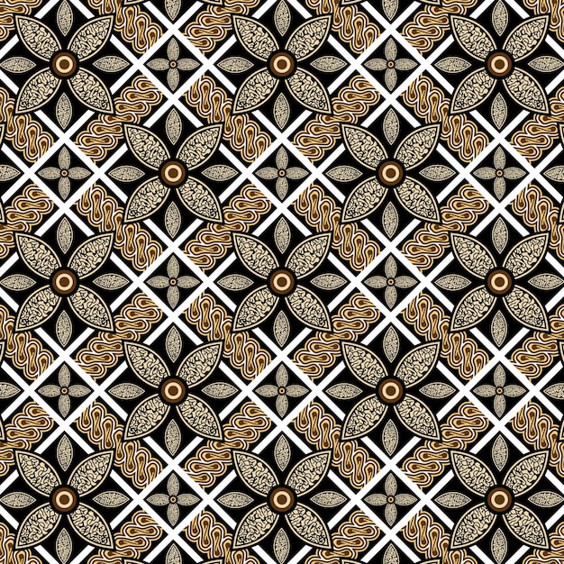 Traditionelles Batik-Design aus Indonesien