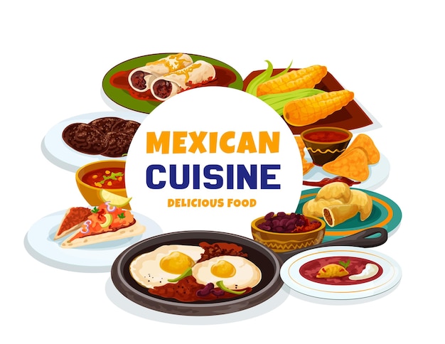 Traditionelles mexikanisches Essen, authentische Gerichte