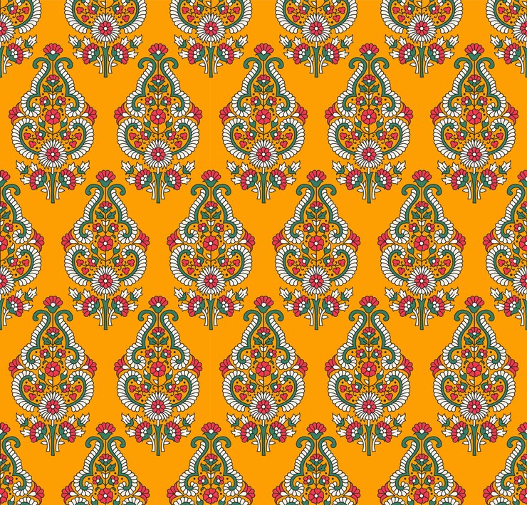 Traditionelles Motivmuster Free Vector