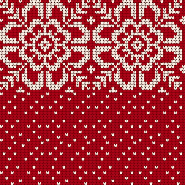 Traditionelles strickmuster für ugly sweater