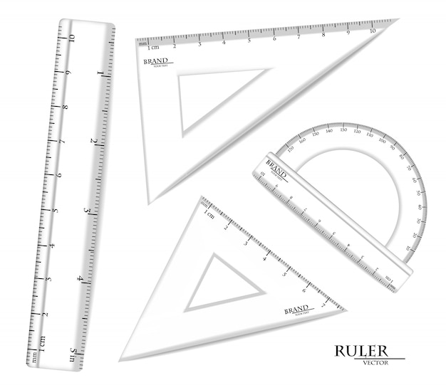 Vektor transparente lineale gesetzt