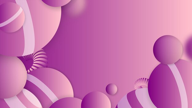 Transparenter Hintergrund lila Kreis 3D kostenloser Download
