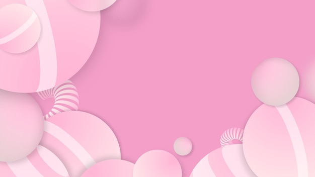 Transparenter Hintergrund Pink Circle 3D kostenloser Download
