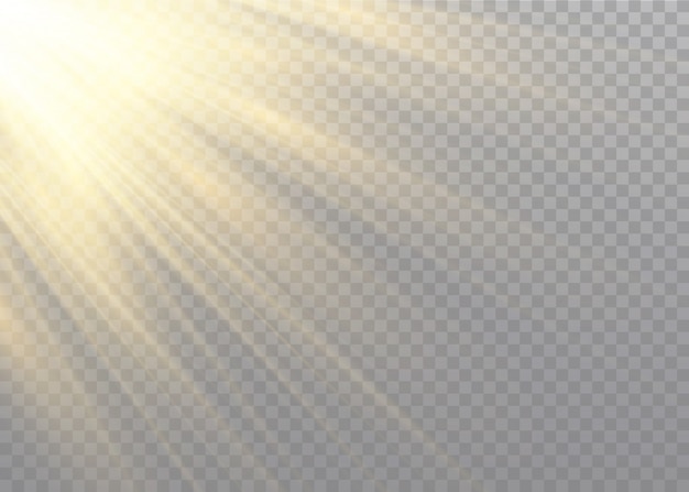 Transparentes Sonnenlicht
