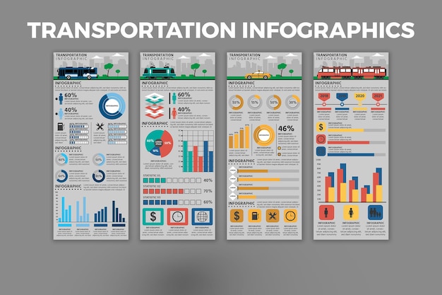 Transport-infografik-design