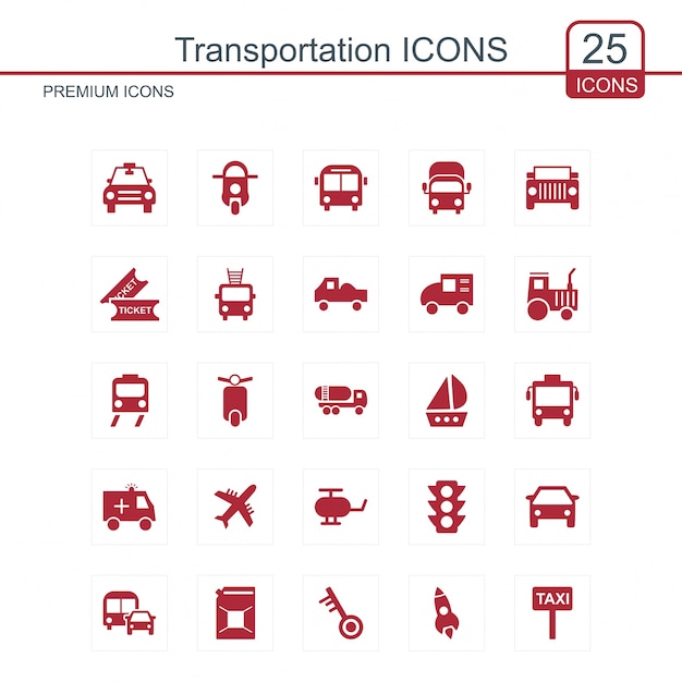 Transport-Symbole