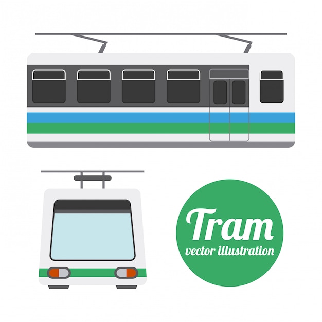 Vektor transportdesign über weißer hintergrundvektorillustration