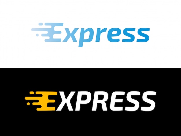 Transportlogistik express-lieferlogo