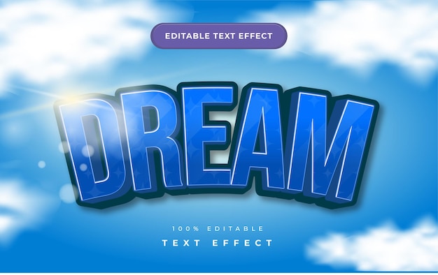 Traumtexteffekt für Illustrator